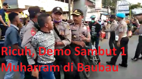 Ratusan Personil Polres Baubau Kawal Aksi Komunitas Pecinta Islam