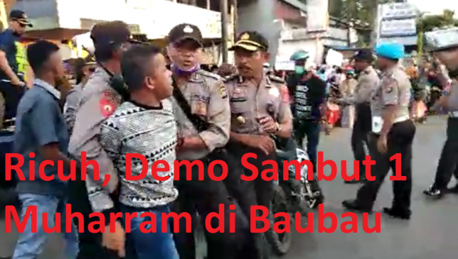 Ratusan Personil Polres Baubau Kawal Aksi Komunitas Pecinta Islam