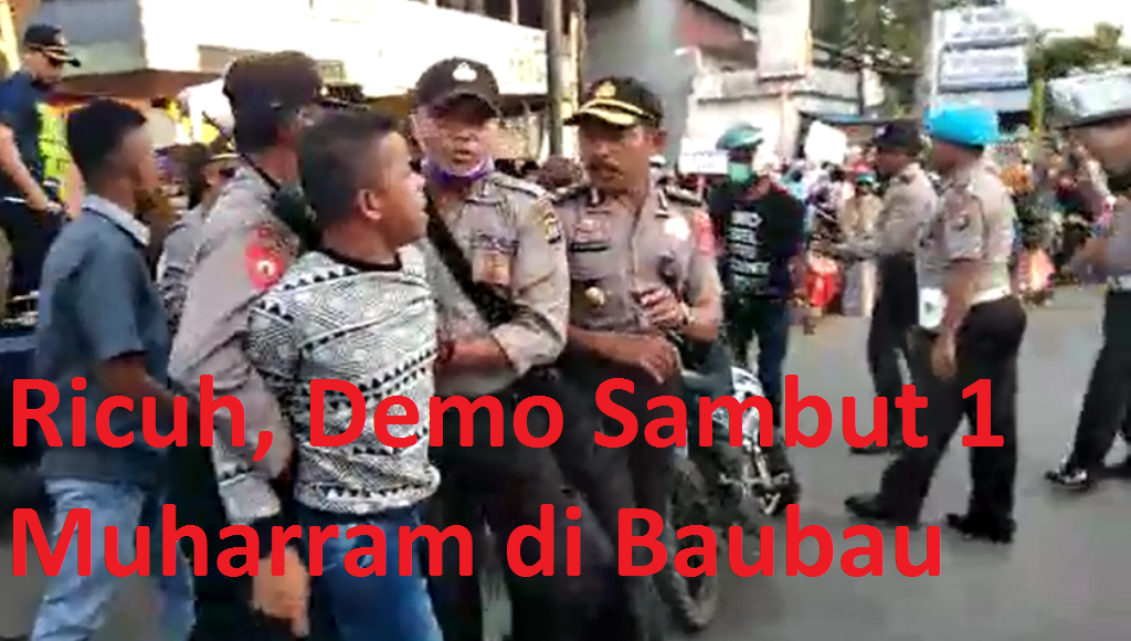 Ratusan Personil Polres Baubau Kawal Aksi Komunitas Pecinta Islam