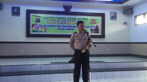 Peringati Hari Bhayangkara Ke-72 Polres Konawe Gelar Lomba Keagamaan