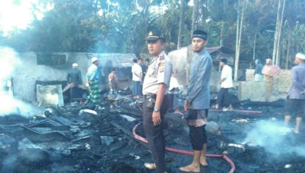 Sebanyak 13 Rumah Guru Ngaji Hangus Terbakar Disini Tempatnya