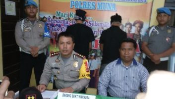 Polres Muna Tangkap 2 Orang Pengedar Sabu