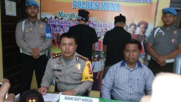 Polres Muna Tangkap 2 Orang Pengedar Sabu