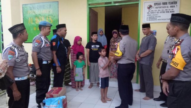 Jelang HUT Bhayangkara Ke 72, Kapolres Muna Adakan Anjangsana
