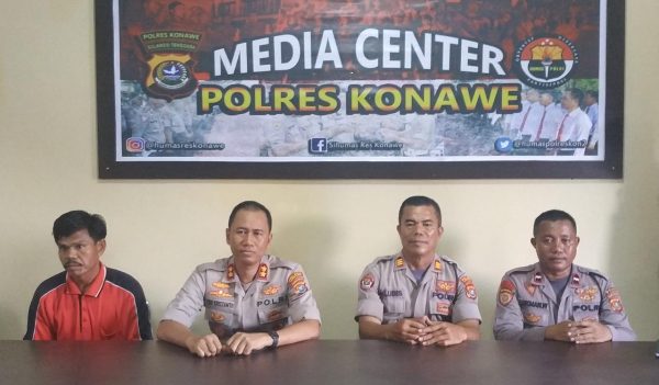 Anggota Dalmas Polres Konawe Dipukuli Massa Aksi