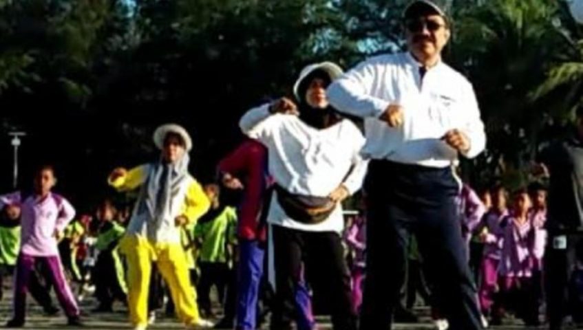 ﻿Giat Lomba PKK, Senam Bersama Bupati Wakatobi