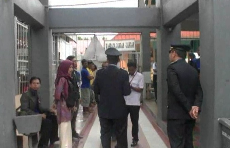 Rumah Tahanan *(Rutan) kelas IIa Kendari over kapasitas, sehingga dibutuhkan penambahan gedung. FOTO : FEBRI