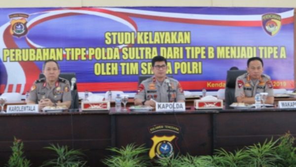 Polda Sultra Menuju Tipe A, Akan Dipimpin Jenderal Bintang 2