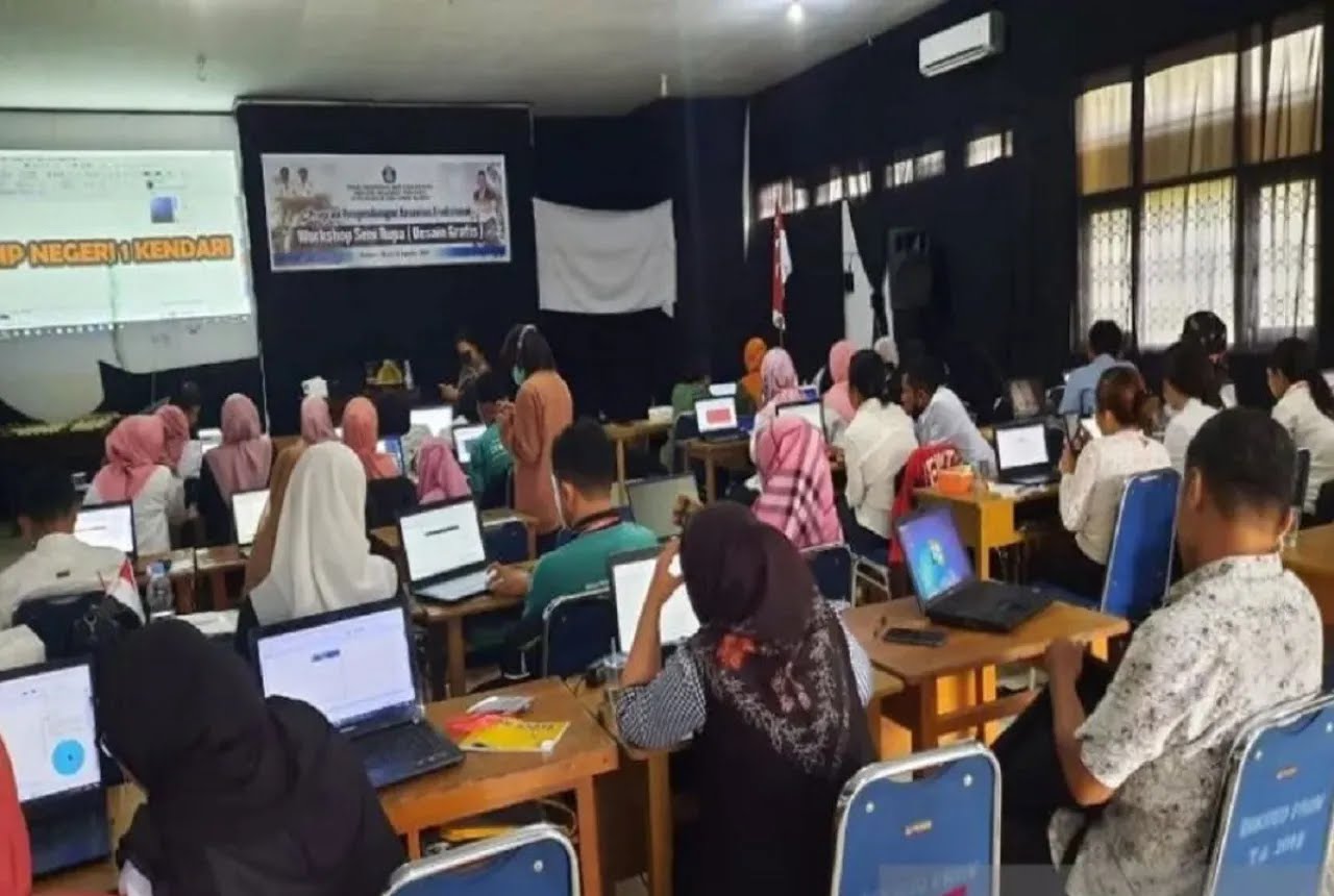 Dikbud Sultra Perkenalkan Budaya Melalui Workshop Seni Lukis dan Desan Grafik