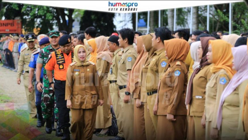 Pemkot Kendari Upacara Hari Kesiapsiagaan Bencana