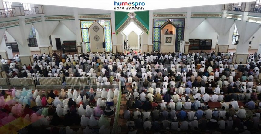 Sholat Ied 2019 di Masjid Agung Al Kautsar Kendari
