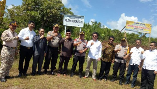 Kapolda Sultra Tinjau Pembangunan Kantor Polres Butur﻿