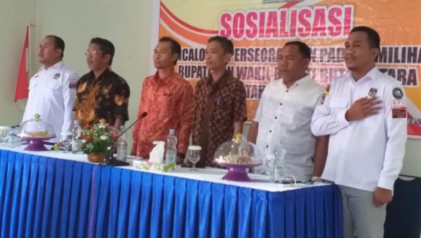 KPU Butur Gelar Sosialisasi Pencalonan Perseorangan Pilkada 2020
