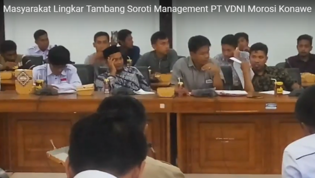 Masyarakat Lingkar Tambang Soroti Management PT VDNI Morosi Konawe