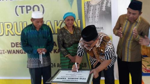 Bupati Wakatobi Arhawi Resmikan Taman Pengajian Alquran