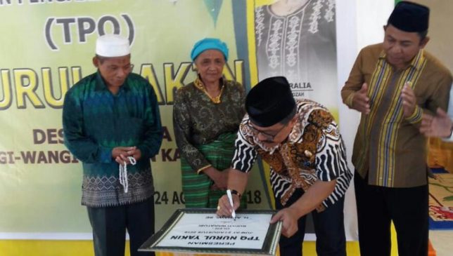 Bupati Wakatobi Arhawi Resmikan Taman Pengajian Alquran