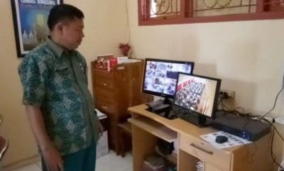 Peserta UNBK di SMP Negeri 2 Brebes Terpantau CCTV