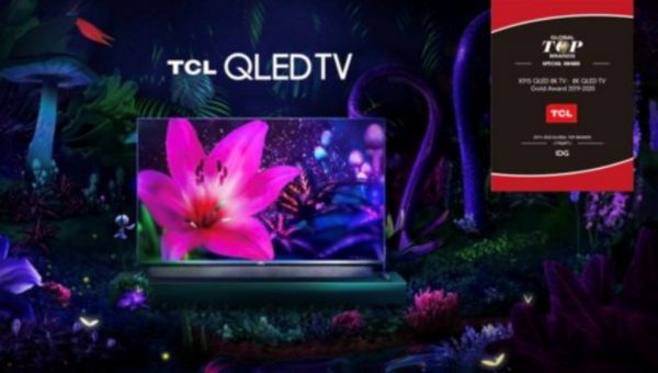 TCL raih "8K QLED TV Gold Award" di ajang CES 2020 sebagai pengakuan atas inovasi yang dijalankannya
