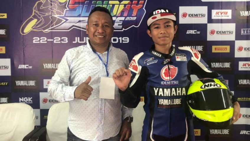 Pembalap Sultra Raih Pudium Juara Pada Yamaha Sunday Race