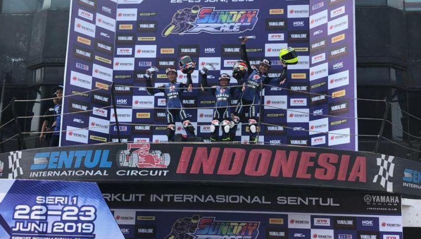﻿Pembalap Sultra Raih Pudium Juara Pada Yamaha Sunday Race