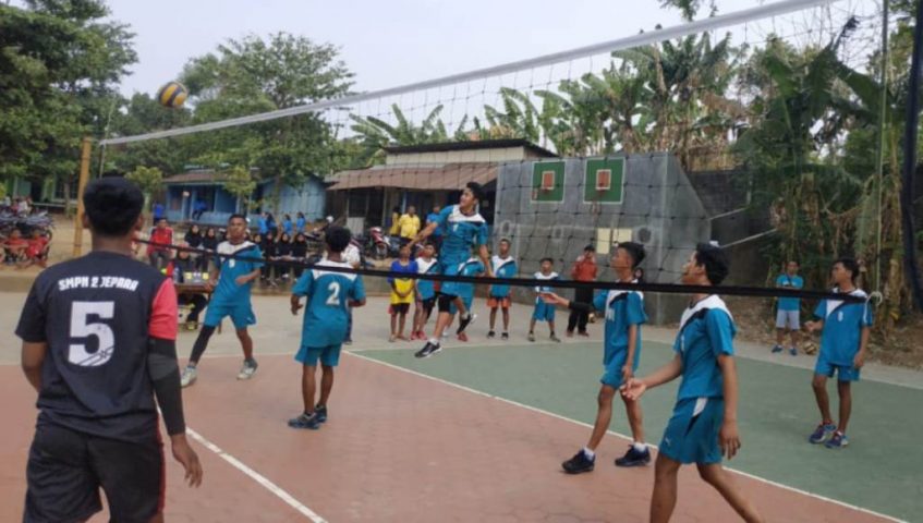 SMPN 2 Kembang Juara Popda Bola Voli Pelajar Jepara
