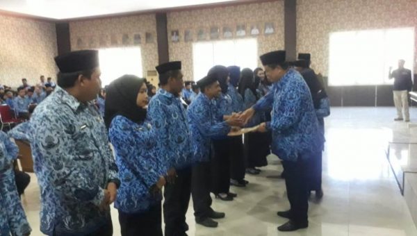 ﻿Bupati Muna Serahkan SK CPNS