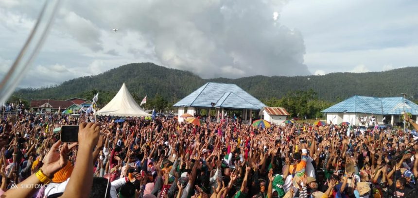 Deklarasi Raup-Iskandar, Capai 30 Ribu Massa