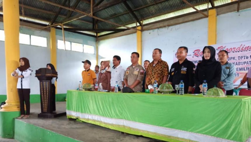 Gelar Rakor Pemutakhiran DPTb dan DPK di  Dapil II, Ini Pesan Ketua KPUD Konsel