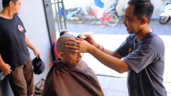 Pemilu 2019, Pangkas Rambut Demi Bayar Nazar
