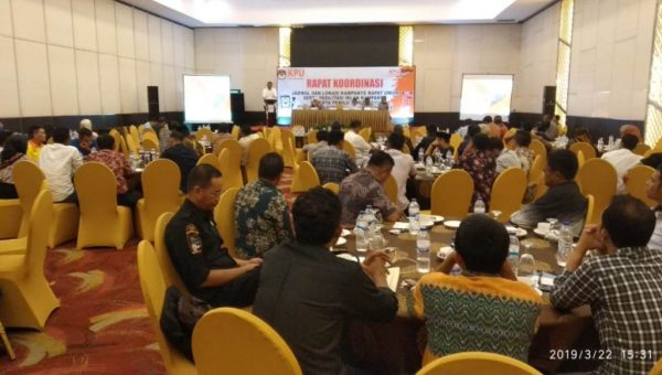 Rakor KPU Sultra Fasilitasi Iklan Kampanye Peserta Pemilu